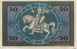Torgau - Dachdeckerverbandstag - 22./24.1.1922 - 50 Pfennig