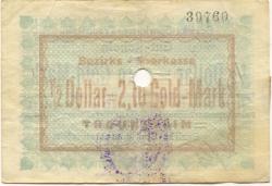 Traunstein - Bezirks-Sparkassa - 30.10.1923 - 2.10 Gold-Mark