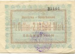 Traunstein - Bezirks-Sparkassa - 30.10.1923 - 2.10 Gold-Mark