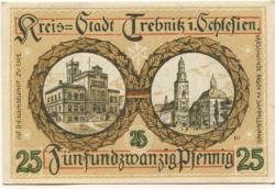 Trebnitz (heute: PL-Trzebnica) - Stadt - 22.11.1918 - 25 Pfennig 