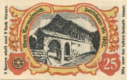 Treffurt - Stadt - 1.6.1921 - 1.2.1922 - 25 Pfennig