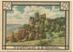 Treffurt - Stadt - 1.12.1921 - 1.4.1922 - 50 Pfennig
