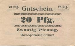 Treffurt - Stadt-Sparkasse - 15.12.1918 - 30.6.1920 - 20 Pfennig