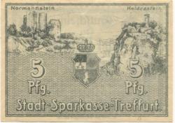 Treffurt - Stadt-Sparkasse - 15.6.1920 - 5 Pfennig