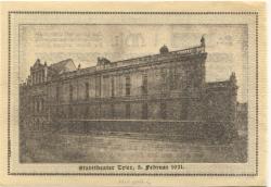 Trier - Stadttheater - 5.2.1921 - 1 Mark