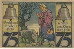 Twistrlingen - Sparkasse- - 28.9.1921 - 75 Pfennig
