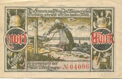 Überlingen - Stadt - 19.10.1918 - 1.2.1919 - 2 Mark 