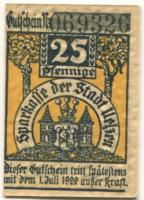 Uelzen - Sparkasse der Stadt - - 1.7.1922 - 25 Pfennig 