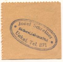Unkel-Scheuren - Schreiner, Josef, Bäckerei, Lebensmittel, Scheurener Str. 265 - -- - 50 Pfennig 