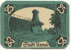 Unna - Stadt - 4.3.1920 - 25 Pfennig 