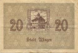 Usingen - Stadt - 1.11.1918 - 20 Mark 