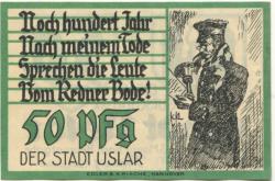 Uslar - Stadt - -- - 50 Pfennig 