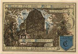 Vacha - Stadt - 18.10.1921 - 75 Pfennig 