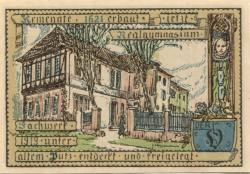 Vacha - Stadt - 18.10.1921 - 75 Pfennig 