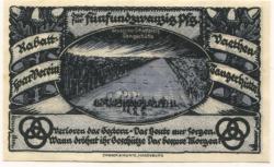(Vaethen-)Tangerhütte - Rabatt Spar-Verein - 1.5.1921 - 25 Pfennig 