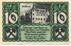 (Vaethen-)Tangerhütte - Rabatt Spar-Verein - 1.8.1921 - 10 Pfennig 