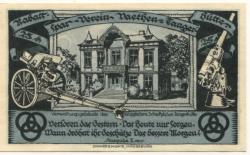 (Vaethen-)Tangerhütte - Rabatt Spar-Verein - 1.8.1921 - 25 Pfennig 