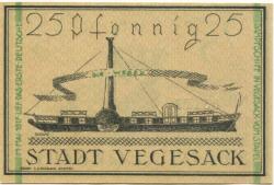 Vegesack (heute: Bremen) - 1.12.1921 - 25 Pfennig 
