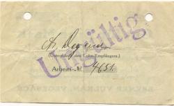Vegesack (heute: Bremen) - Bremer Vulkan, Schiffbau und Maschinenfabrik - - 5.9.1914 - 1 Mark
