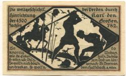 Verden - Stadt - 1.12.1921 - 1 Mark