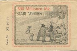 Vohwinkel (heute: Wuppertal) - Stadt - 15.10.1923 - 500 Millionen Mark 
