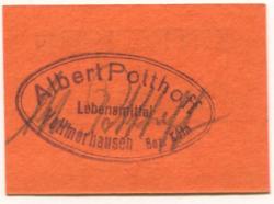 Vollmerhausen (heute: Gummersbach) - Potthoff, Albert, Lebensmittel - -- - 50 Pfennig 