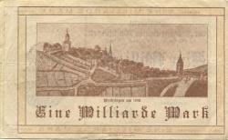 Waiblingen - Stadt - 18.10.1923 - 1 Milliarde Mark 