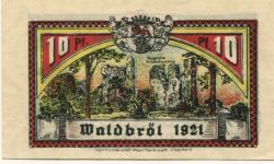 Waldbröl - Kreis - 1921 - 10 Pfennig 