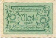 Waldenburg (heute: PL-Walbrzych) - Stadt - 20.8.1921 - 10 Pfennig