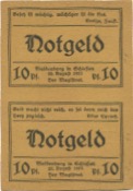 Waldenburg (heute: PL-Walbrzych) - Stadt - 20.8.1921 - (20) Pfennig