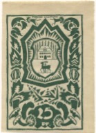 Waldenburg (heute: PL-Walbrzych) - Stadt - November 1921 - 25 Pfennig