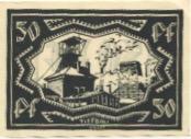 Waldenburg (heute: PL-Walbrzych) - Stadt - November 1921 - 50 Pfennig