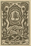 Waldenburg (heute: PL-Walbrzych) - Stadt - November 1921 - 50 Pfennig