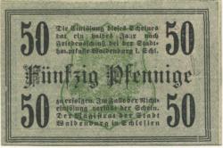 Waldenburg (heute: PL-Walbrzych) - Stadt - -- - 50 Pfennig