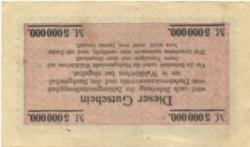 Waldkirchen - Marktgemeinde - 20.8.1923 - 5 Millionen Mark