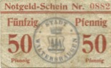 Waltershausen - Stadt - -- - 50 Pfennig