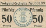 Waltershausen - Stadt - -- - 50 Pfennig