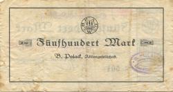 Waltershausen - Polack, B., Gummiwerke AG - 6.9.1922 - 31.3.1922 - 500 Mark