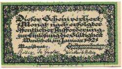 Wandsbek (heute: Hamburg) - Stadt - Januar 1921 - 50 Pfennig