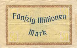 Wandsbek (heute: Hamburg) - Stadt - 25.9.1823 - 50 Millionen Mark