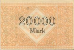 Wanne - Amt - 21.8.1923 - 20000 Mark