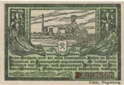 Wanzleben - Kreis - 16.10.1918 - 5 Pfennig