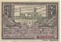 Wanzleben - Kreis - 16.10.1918 - 25 Pfennig
