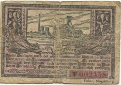 Wanzleben - Kreis - 16.10.1918 - 25 Pfennig