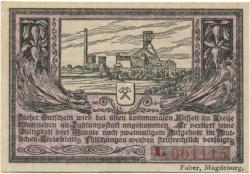 Wanzleben - Kreis - 16.10.1918 - 25 Pfennig