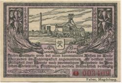 Wanzleben - Kreis - 16.10.1918 - 25 Pfennig