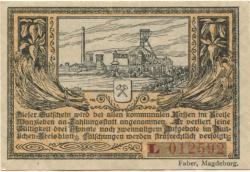 Wanzleben - Kreis - 9.4.1920 - 50 Pfennig