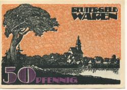 Waren - Stadt - - 31.12.1921 - 50 Pfennig 