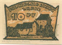 Warin - Stadt - - 31.5.1922 - 25 Pfennig