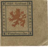 Wasserburg - Städtische Sparkasse - 1920 - 2 Pfennig